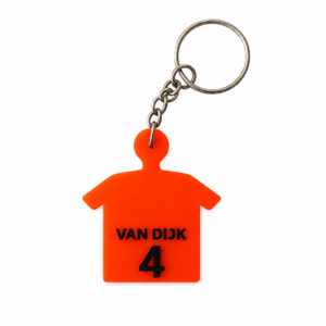 Gepersonaliseerde Voetbalshirt Sleutelhanger